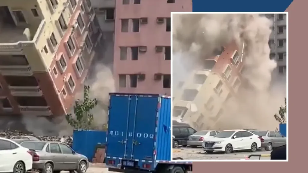 لهذا السبب حصد فيديو انهيار عمارة سكنية ملايين المشاهدات فيديو لحظة ميلان وانهيار مبنى سكني ضخم
