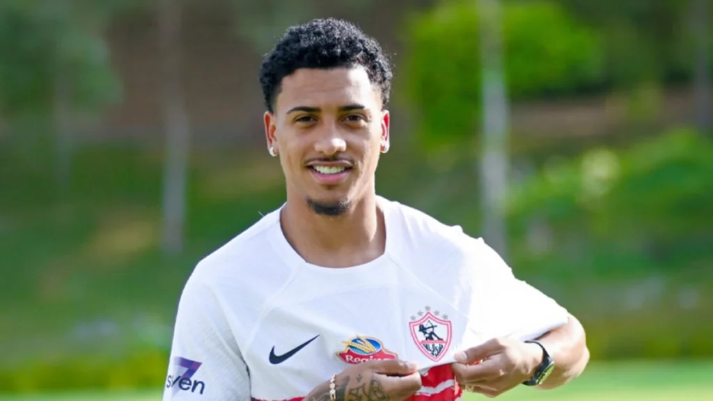 اللاعب البرازيلي بيزيرا لاعب نادي الزمالك المصري